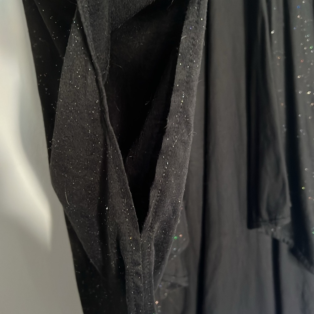 Steve Madden - Black Cardigan Wrap One Size Preowned oversized - Picture 4 of 8